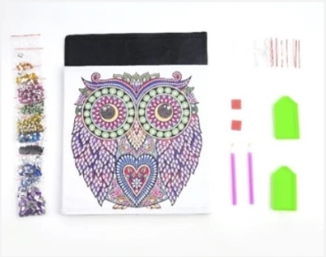 Preview: Craft Buddy Crystal Art Folding Storage Box Owl