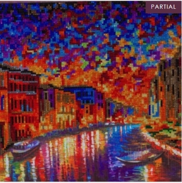 Craft Buddy CAK-A148M Framed Crystal Art Holzrahmen Grand Canal Venice