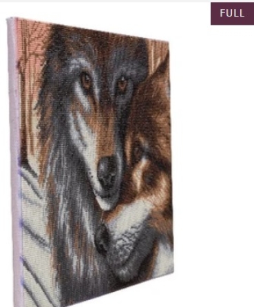 Preview: Craft Buddy CAK-A154L Framed Crystal Art Holzrahmen A Winter's Tale