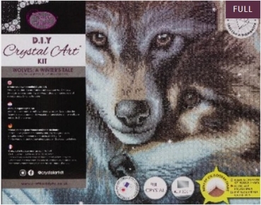 Preview: Craft Buddy CAK-A154L Framed Crystal Art Holzrahmen A Winter's Tale