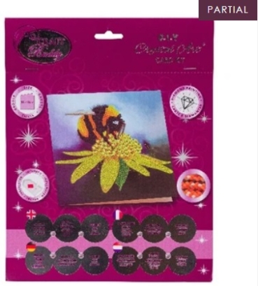 Preview: Craft Buddy CCK-A81 Crystal Card Kit Bumblebee