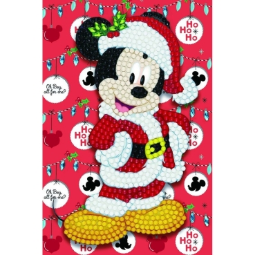 Craft Buddy CCK-10x15DNY03 Crystal Art Card Santa Mickey