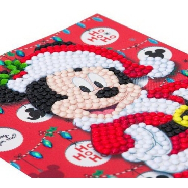 Preview: Craft Buddy CCK-10x15DNY03 Crystal Art Card Santa Mickey