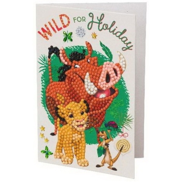 Preview: Craft Buddy CCK-10x15DNY04 Crystal Art Card The Festive Lion King