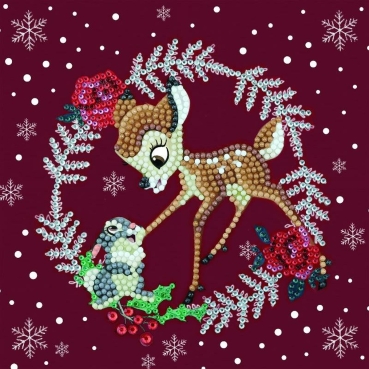 Craft Buddy CCK-DNY810 Crystal Art Card Festive Bambi