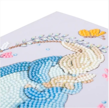 Preview: Craft Buddy CCK-PRBT05 Crystal Art Card Peter Rabbit and Mum