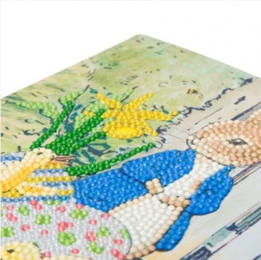 Preview: Craft Buddy CCK-PRBT04 Crystal Art Card Peter Rabbit and Chicks