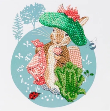 Craft Buddy CCK-PRBT02 Crystal Art Card Benjamin Bunny