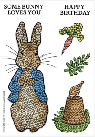 Craft Buddy CCST-PR03 A6 Clear Stamp Transparente Stempel Peter Rabbit