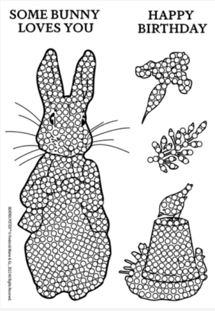 Preview: Craft Buddy CCST-PR03 A6 Clear Stamp Transparente Stempel Peter Rabbit
