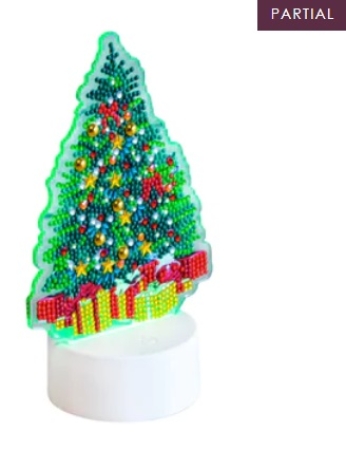 Preview: Craft Buddy CALED-A02 Crystal Art LED Lamp Christmas Tree