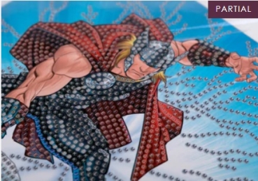 Preview: Craft Buddy CCK-MCU906 Crystal Art Card 18 x 18 cm Thor
