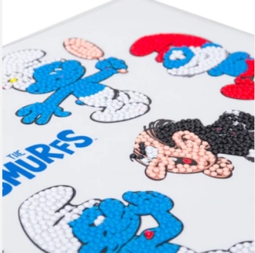 Preview: Craft Buddy CAMK-SMRF560 Crystal Art Sticker Set Smurf