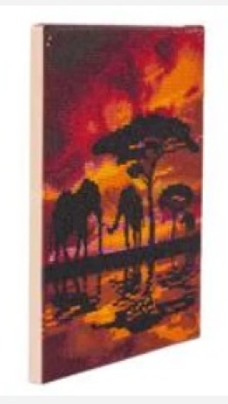 Preview: Craft Buddy CAK-A14 Crystal Art Kit 30 x 30 cm Elephant Silhouette