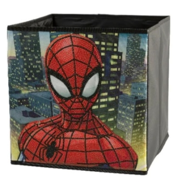 Craft Buddy CA-MCUFB2 Crystal Art Folding Storage Box Spiderman