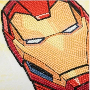Preview: Craft Buddy CA-MCUFB1 Crystal Art Folding Storage Box Ironman