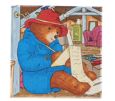 Craft Buddy CAK-PDB701M Framed Crystal Art Holzrahmen Paddington & A Letter