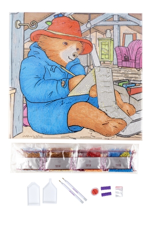 Preview: Craft Buddy CAK-PDB701M Framed Crystal Art Holzrahmen Paddington & A Letter
