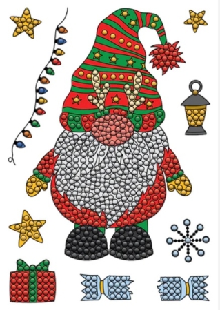 Craft Buddy CCST-111 Clear Stamp Transparente Stempel Wintertide Gnome