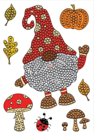 Craft Buddy CCST-110 Clear Stamp Transparente Stempel Autumn Harvest Gnome