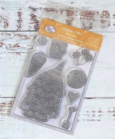 Preview: Craft Buddy CCST-109 Clear Stamp Transparente Stempel Summer Holidays Gnome