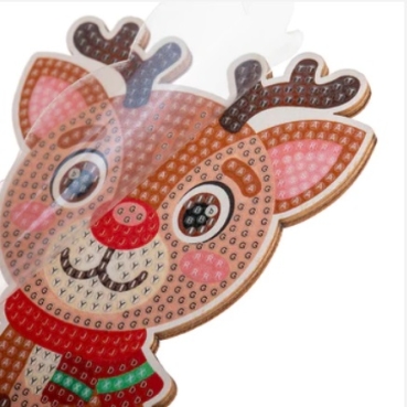 Preview: Craft Buddy CAFGR-GEN009 Crystal Art Buddy Reindeer