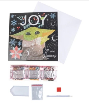 Preview: Craft Buddy CCK-SWS807 Crystal Art Card 18 x 18 cm Joy to the Galaxy