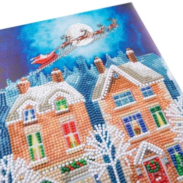 Preview: Craft Buddy CAK-A191M Crystal Art Kit 30 x 30 cm Santa Street