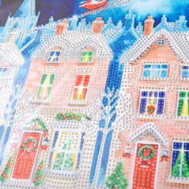 Preview: Craft Buddy CAK-A191M Crystal Art Kit 30 x 30 cm Santa Street