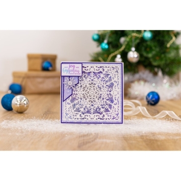 Preview: Crafter's Companion Glittering Snowflakes Metal Die Grande Snowflake