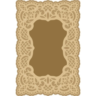 Preview: Crafters Companion Poinsetta Perfection Victorian Frame Die