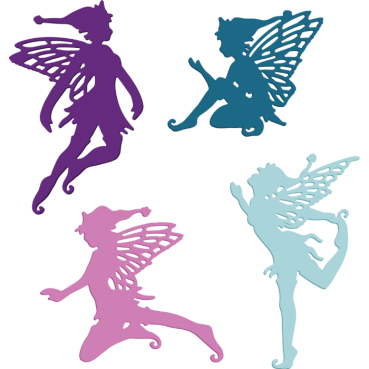 Preview: Crafters Companion Enchanted Christmas Festive Fairies Dies