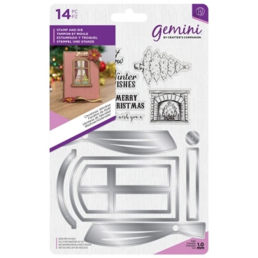 Crafters Companion Christmas Window Stamp & Die