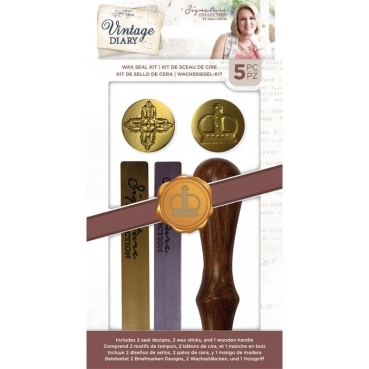 Crafter's Companion Vintage Diary Wax Seal Kit