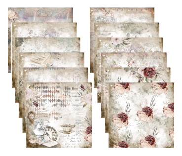 Preview: Crafter's Companion Vellum Pad 12 x 12 inch Vintage Diary