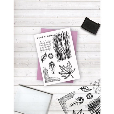 Preview: Crafters Companion Clear Stamps Stempel Into the Woods