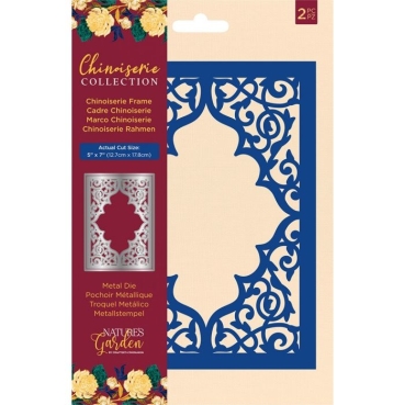 Crafter's Companion Chinoiserie Collection Metal Dies Stanzschablone Chinoiserie Frame