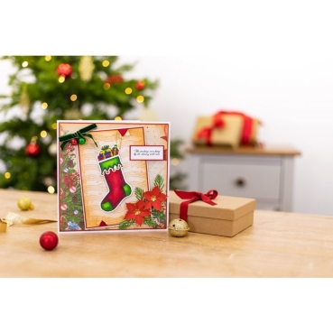 Preview: Crafter's Companion Twas the Night Before Christmas Stamp and Die Stempel und Stanzschablone Build-A-Stocking