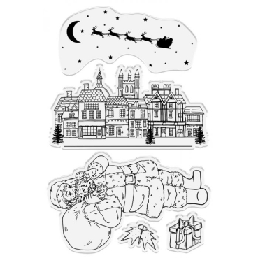 Preview: Crafters Companion Clear Stamp Transparenter Stempel Twas the Night Before Christmas St. Nicholas