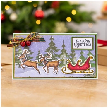 Preview: Crafter's Companion 6 x 6 Inch (15,24 cm) Paper Pad Twas the Night Before Christmas