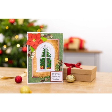 Preview: Crafters Companion Twas the Night Before Christmas Cut and Embossing Folder Traditional Window