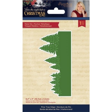 Crafter's Companion Twas the Night Before Christmas Metal Die Stanzschablone Pine Tree Edge
