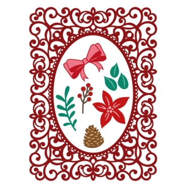 Preview: Crafter's Companion Twas the Night Before Christmas Metal Die Stanzschablone Decorative Frame