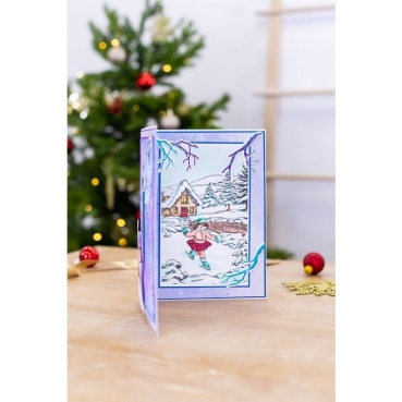Preview: Crafters Companion Clear Stamp Transparenter Stempel A Snowy Scene
