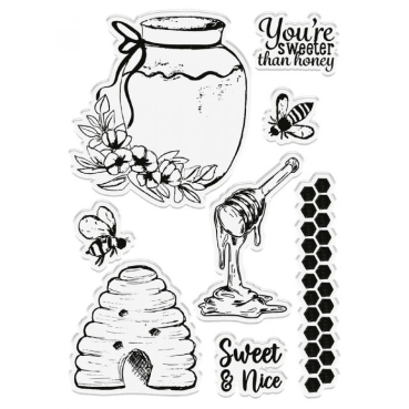 Preview: Crafter's Companion Bee-Youtiful Collection Stamp and Die Stempel und Stanzschablone Honey Bee