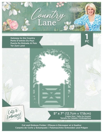 Crafters's Companion Country Lane Cut and Emboss Folder Gateway to the Country
