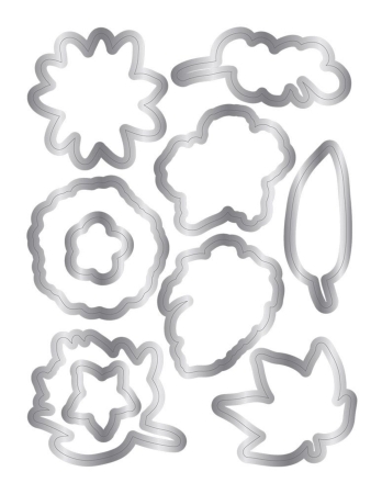 Preview: Crafter's Companion Stamp & Die Stempel und Stanzschablone Hummingbird Fragrant Florals