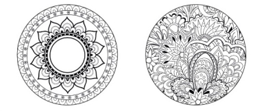 Preview: Ziermedaillon platin 33 mm Durchmesser
