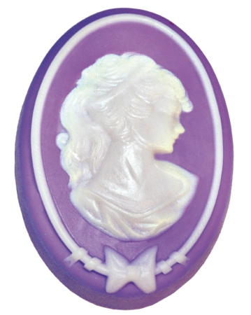 Seifenform Jugendstilmädchen mit Schleife
