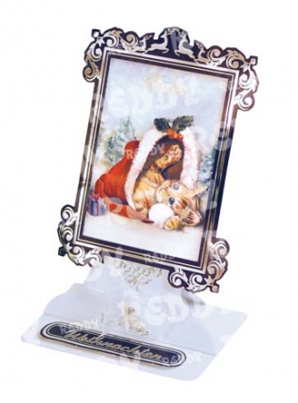 Preview: Reddy 3D Stanzbogen-Set "Hunde und Katzen" weihnachtlich